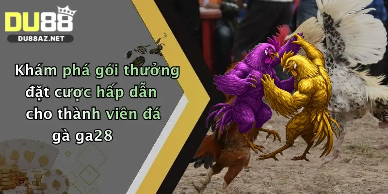 Khám phá gói thưởng đặt cược hấp dẫn cho thành viên đá gà ga28